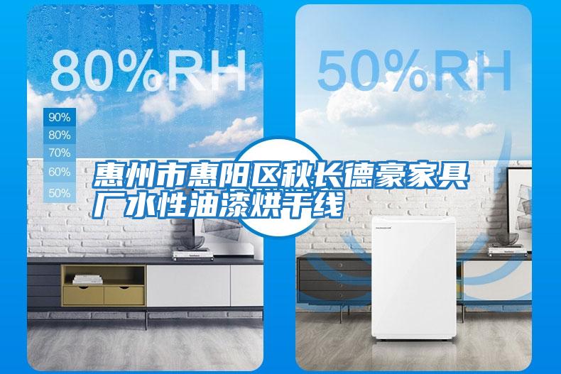惠州市惠陽區(qū)秋長(zhǎng)德豪家具廠水性油漆烘干線