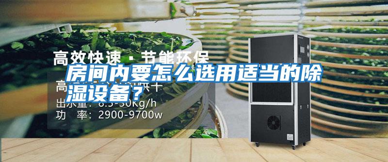 房間內要怎么選用適當的除濕設備？