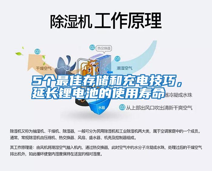 5個最佳存儲和充電技巧，延長鋰電池的使用壽命