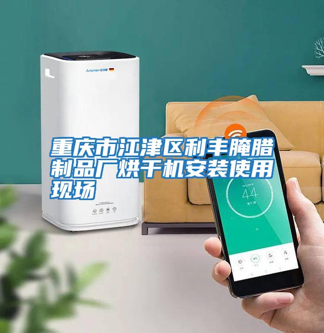 重慶市江津區(qū)利豐腌臘制品廠烘干機(jī)安裝使用現(xiàn)場