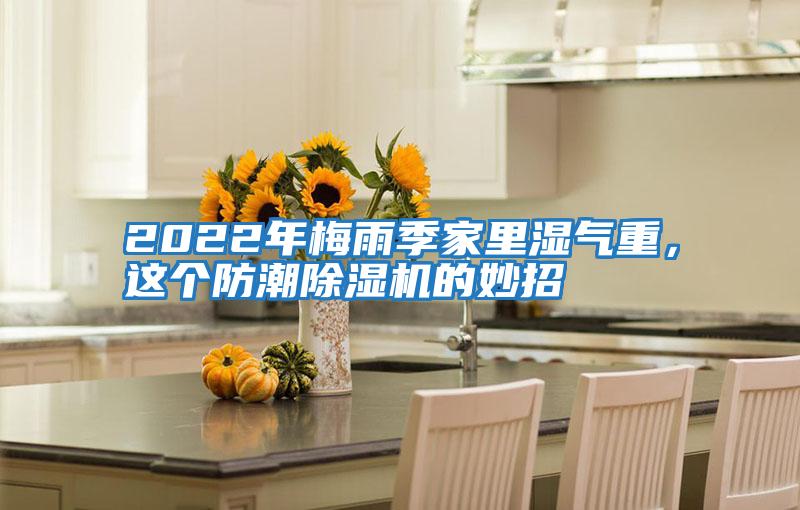2022年梅雨季家里濕氣重，這個防潮除濕機的妙招