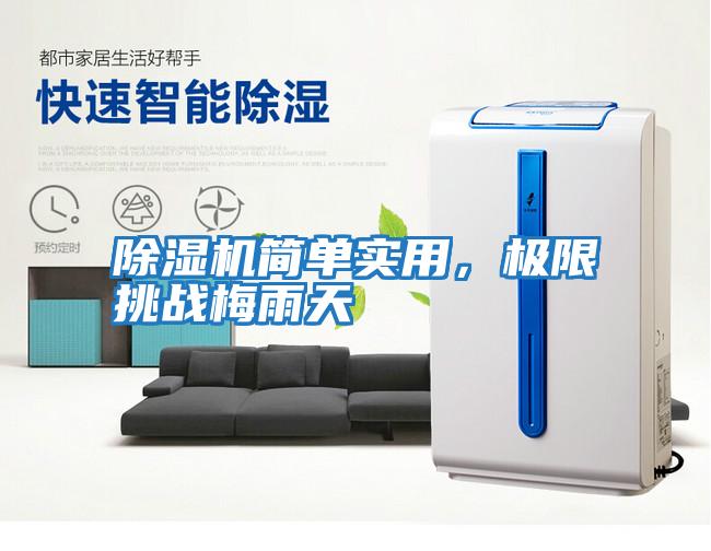 除濕機(jī)簡單實用，極限挑戰(zhàn)梅雨天