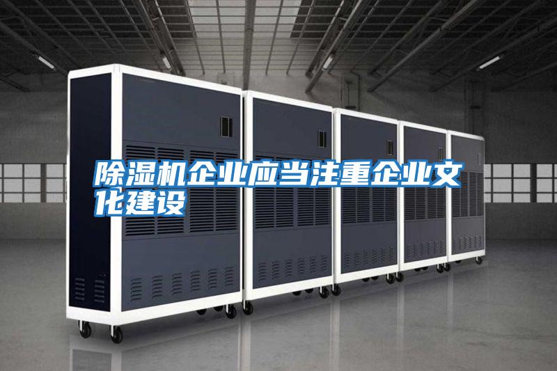 除濕機企業(yè)應(yīng)當注重企業(yè)文化建設(shè)