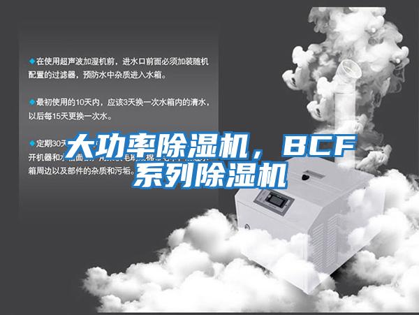 大功率除濕機，BCF系列除濕機