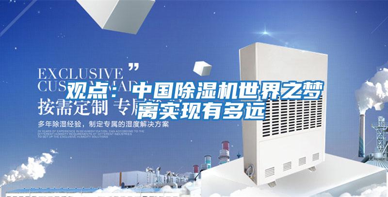 觀點(diǎn):中國除濕機(jī)世界之夢 離實(shí)現(xiàn)有多遠(yuǎn)
