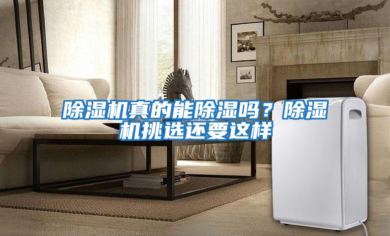 除濕機真的能除濕嗎？除濕機挑選還要這樣