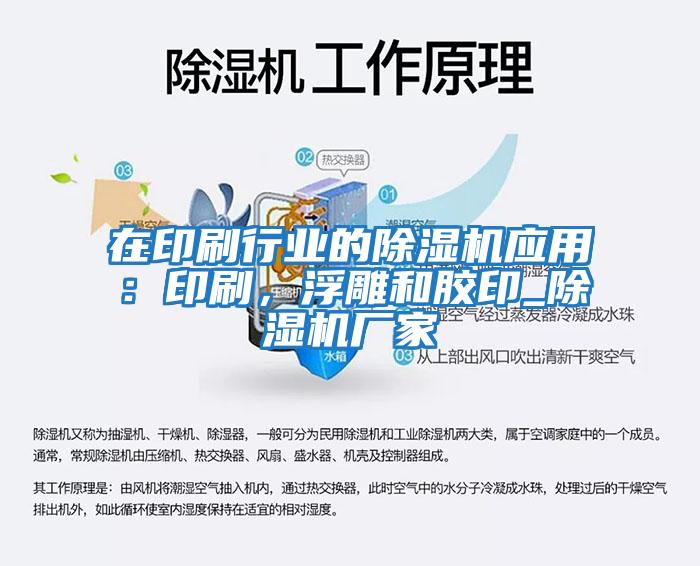在印刷行業(yè)的除濕機應用：印刷，浮雕和膠印_除濕機廠家