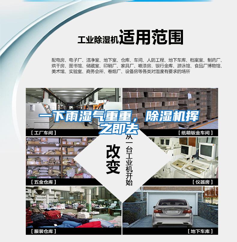 一下雨濕氣重重，除濕機(jī)揮之即去