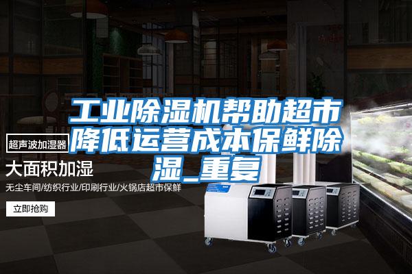 工業(yè)除濕機幫助超市降低運營成本保鮮除濕_重復