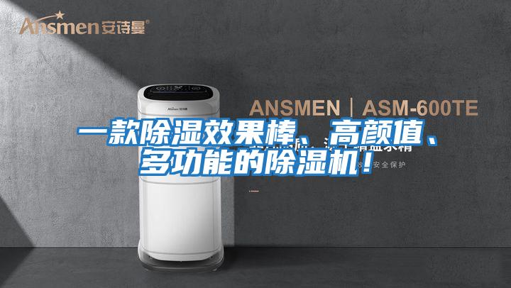 一款除濕效果棒、高顏值、多功能的除濕機！
