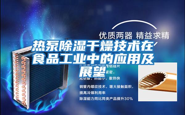 熱泵除濕干燥技術在食品工業(yè)中的應用及展望