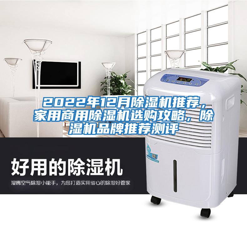 2022年12月除濕機推薦，家用商用除濕機選購攻略，除濕機品牌推薦測評