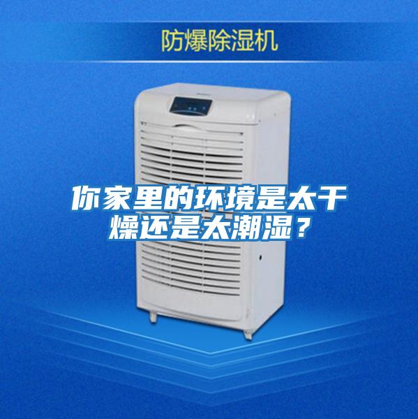 你家里的環境是太干燥還是太潮濕？