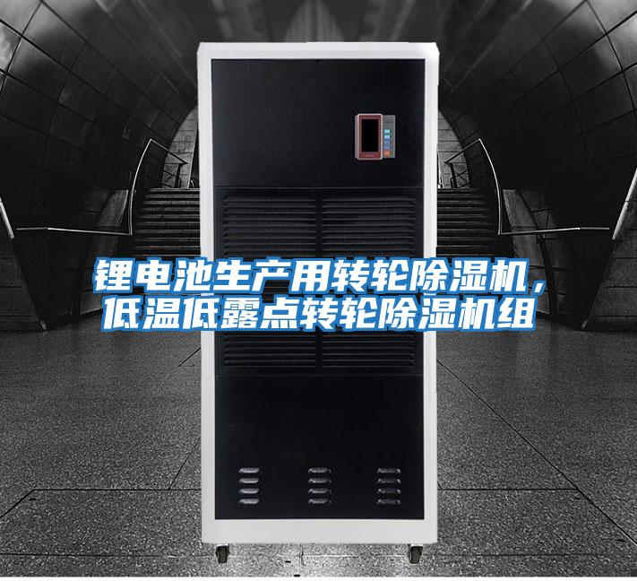 鋰電池生產用轉輪除濕機，低溫低露點轉輪除濕機組