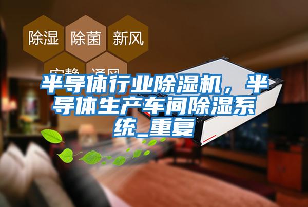 半導(dǎo)體行業(yè)除濕機，半導(dǎo)體生產(chǎn)車間除濕系統(tǒng)_重復(fù)