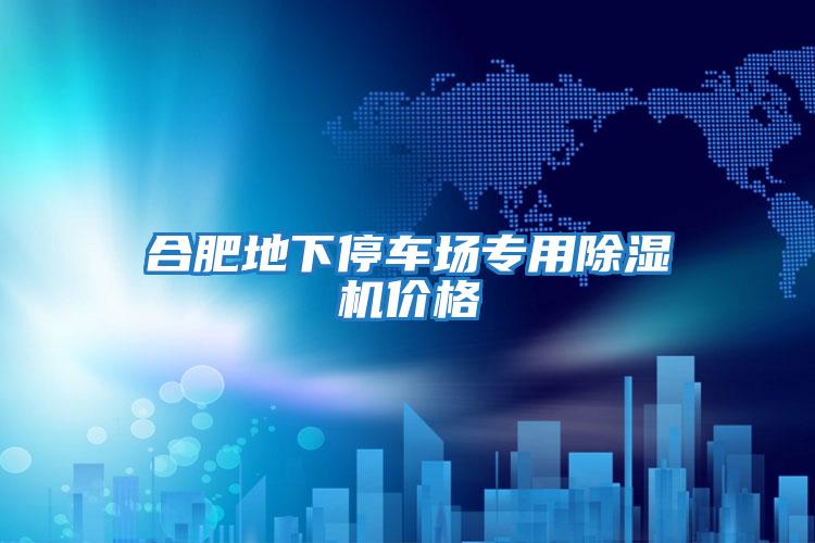 合肥地下停車場專用除濕機(jī)價格