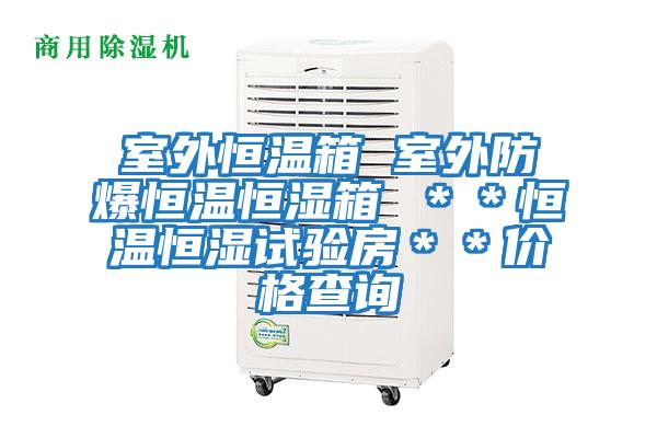 室外恒溫箱 室外防爆恒溫恒濕箱 **恒溫恒濕試驗房**價格查詢