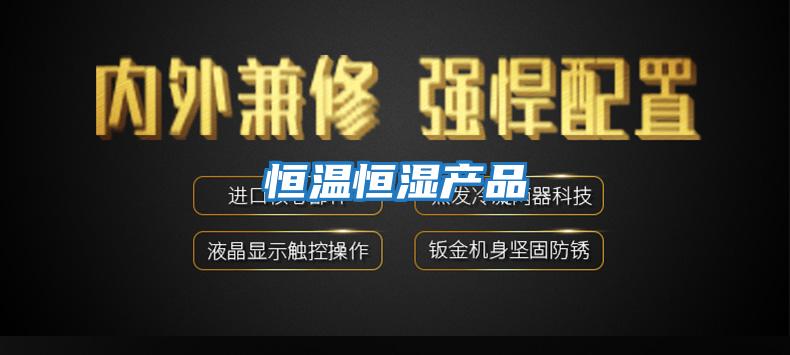 恒溫恒濕產品