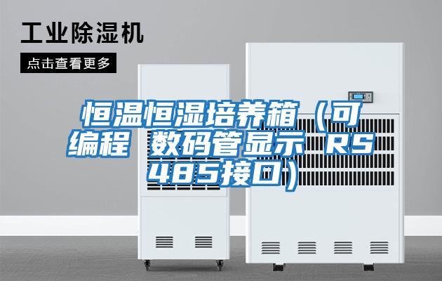 恒溫恒濕培養箱(可編程 數碼管顯示 RS485接口)