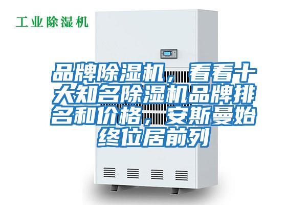 品牌除濕機，看看十大知名除濕機品牌排名和價格，安斯曼始終位居前列