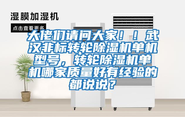 大佬們請(qǐng)問(wèn)大家！！武漢非標(biāo)轉(zhuǎn)輪除濕機(jī)單機(jī)型號(hào)，轉(zhuǎn)輪除濕機(jī)單機(jī)哪家質(zhì)量好有經(jīng)驗(yàn)的都說(shuō)說(shuō)？