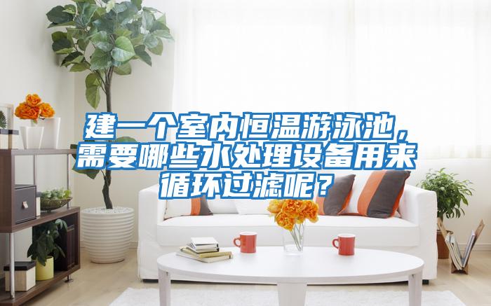 建一個室內恒溫游泳池，需要哪些水處理設備用來循環過濾呢？