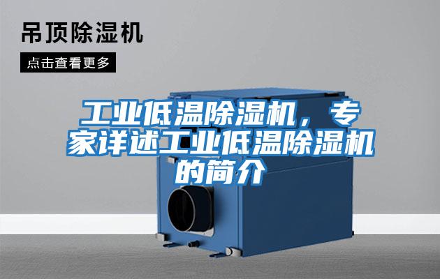 工業(yè)低溫除濕機(jī)，專家詳述工業(yè)低溫除濕機(jī)的簡介