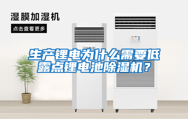 生產鋰電為什么需要低露點鋰電池除濕機？