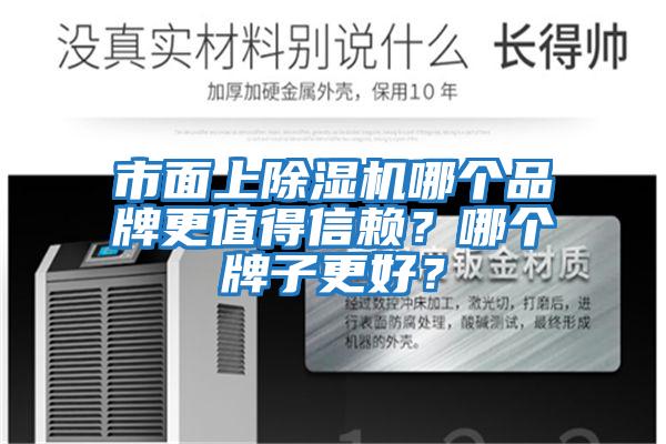 市面上除濕機哪個品牌更值得信賴？哪個牌子更好？