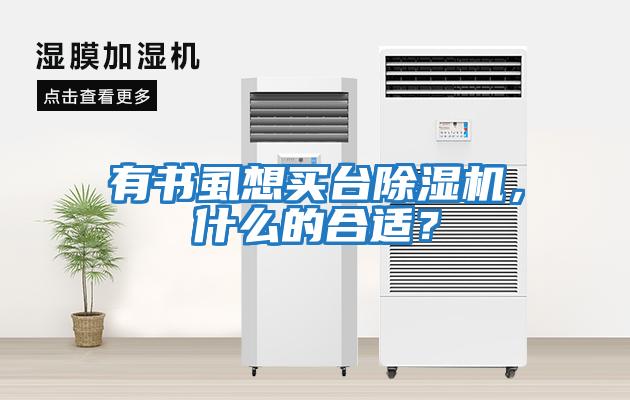 有書虱想買臺除濕機，什么的合適？