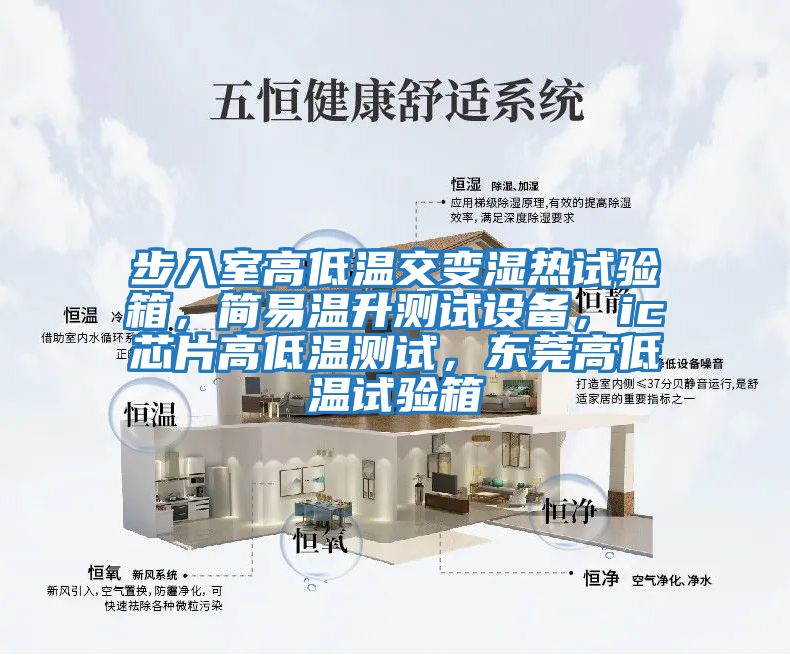 步入室高低溫交變濕熱試驗箱，簡易溫升測試設(shè)備，ic芯片高低溫測試，東莞高低溫試驗箱
