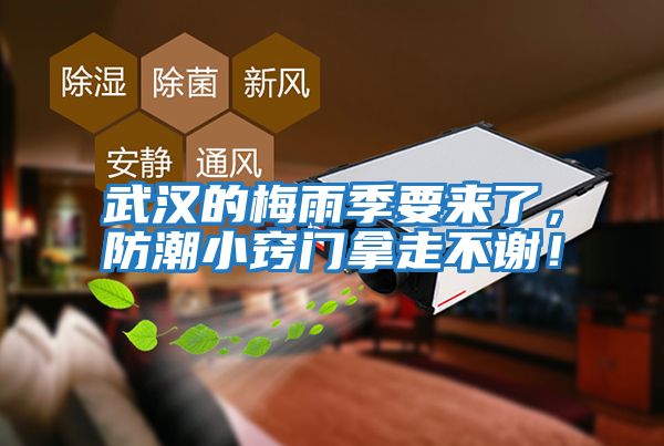 武漢的梅雨季要來(lái)了，防潮小竅門拿走不謝！