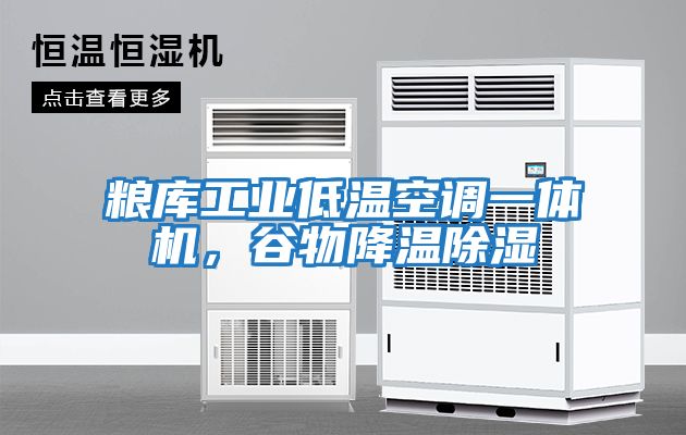 糧庫工業(yè)低溫空調一體機，谷物降溫除濕