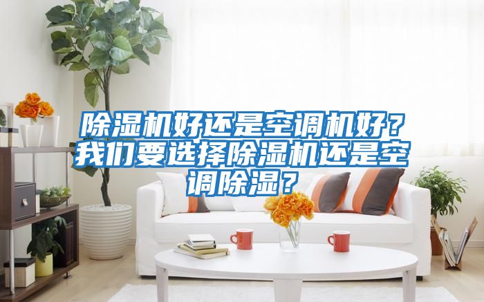 除濕機好還是空調機好？我們要選擇除濕機還是空調除濕？