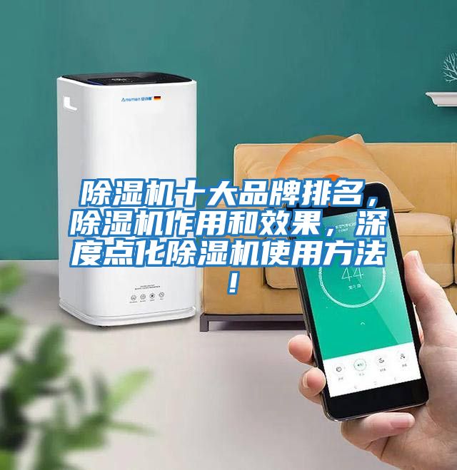除濕機十大品牌排名，除濕機作用和效果，深度點化除濕機使用方法！