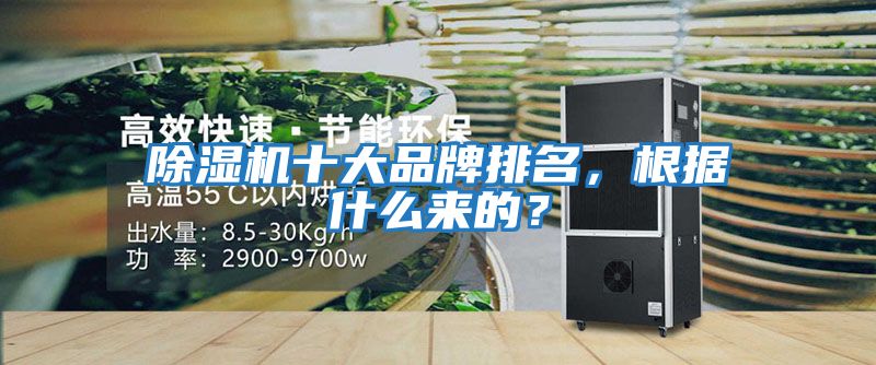 除濕機十大品牌排名，根據(jù)什么來的？
