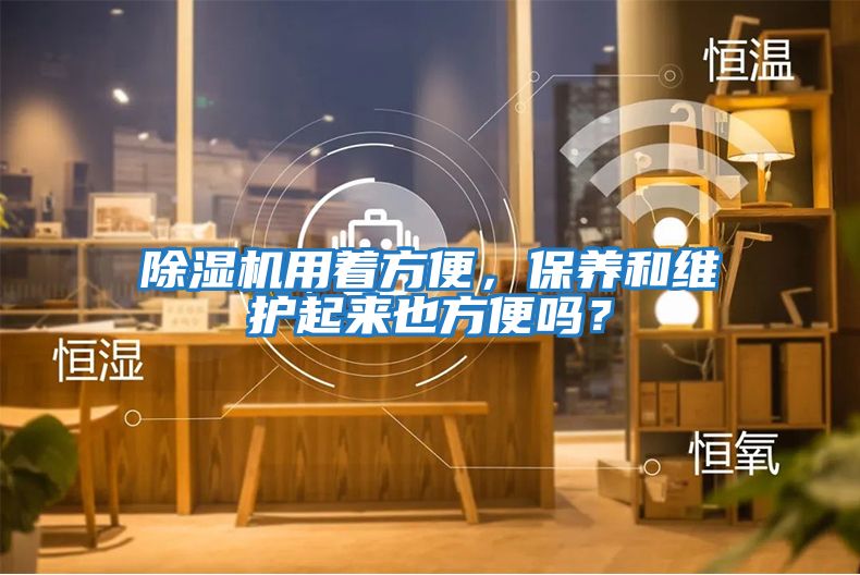 除濕機用著方便，保養(yǎng)和維護起來也方便嗎？