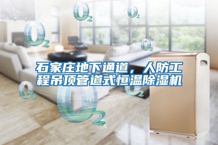 石家莊地下通道，人防工程吊頂管道式恒溫除濕機