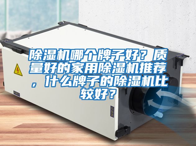除濕機哪個牌子好？質量好的家用除濕機推薦，什么牌子的除濕機比較好？